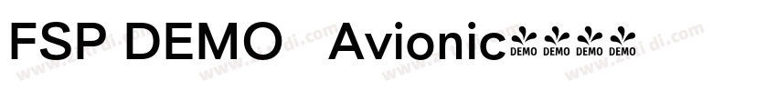 FSP DEMO   Avionic字体转换